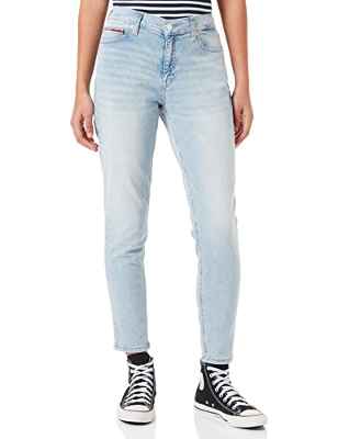 Tommy Jeans Nora MR SKNY Ankle BF1211 Jeans, Denim Light, 26W / 30L para Mujer