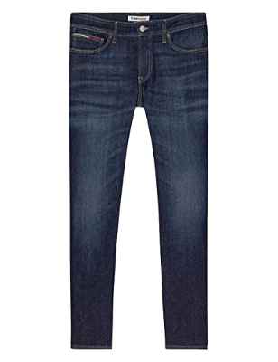 Tommy Jeans Scanton Slim Df1251 Jeans, Mezclilla Oscuro, 31W/30L para Hombre