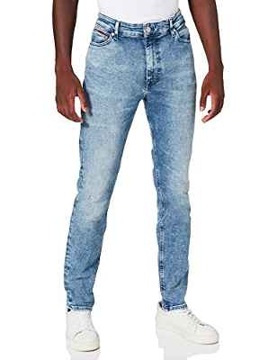 Tommy Jeans Simon SKNY BE315 LBDYSD Jeans para Hombre, Denim Light, 28W/32L