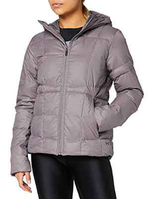 Under Armour Armour Down Hooded Jkt Chaqueta, Mujer, Gris, SM