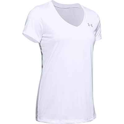 Under Armour Tech Short Sleeve V - Solid Camiseta, Mujer