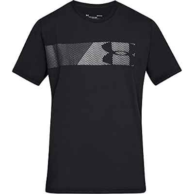 Under Armour UA FAST LEFT CHEST 2.0 SS, camiseta deportiva de manga corta, camisetas para hombre hombre, gris (Pitch Gray Medium Heather/Halo Gray (013)), L
