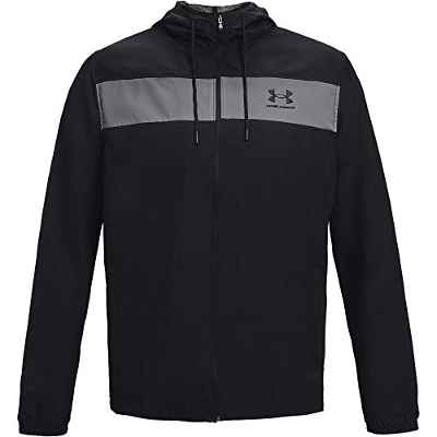 Under Armour Ua Sportstyle Windbreaker, Chaqueta Cortavientos Hombre, Negro (black, M