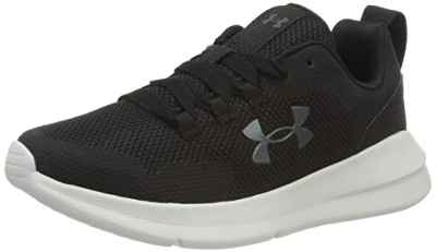 Under Armour UA W Essential Zapatillas para correr de carretera para Mujer, Negro (Black / White / Black), 40.5 EU