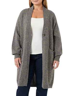United Colors of Benetton Abrigo 103MDN003, Gris Oscuro 6N7, M para Mujer