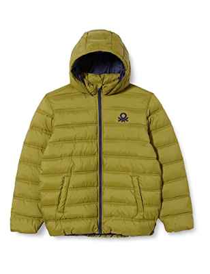 United Colors of Benetton Chaleco 2WU0CN016, Verde Militar 37B, 122 para Niños