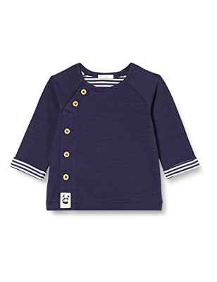 United Colors of Benetton Chaqueta M/L 3P51A1014 Sudadera DE Manga Larga, Azul Oscuro 852, 62 para Bebés