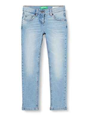United Colors of Benetton Pantalones 4DURCE00L, Vaquero Azul 913, 150 para Niñas
