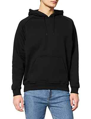 Urban Classics Blank Hoody, Sudadera Con Capucha Hombre, Negro (Black), XL