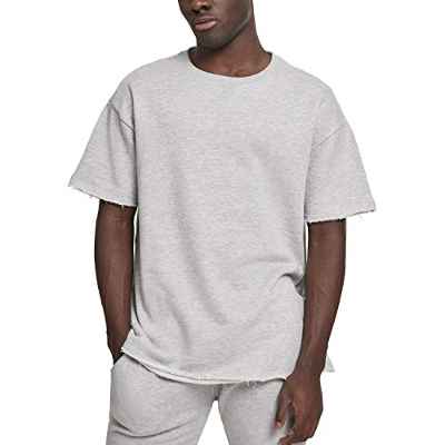 Urban Classics Herirngbone Terry tee Camiseta, Gris (Lightgrey 00143), XX-Large para Hombre