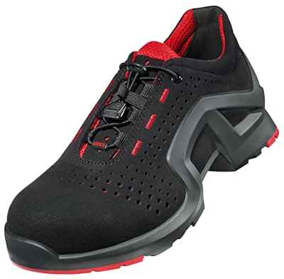 Uvex Hombre Uvex 1 X-Tended Support, Zapatos de Trabajo, Rojo (Rot-Schwarz Rot-Schwarz), 49 EU