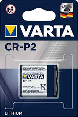 Varta CR P2 - Pack de 1 Pila (Litio, 6V, 1450 mAh)