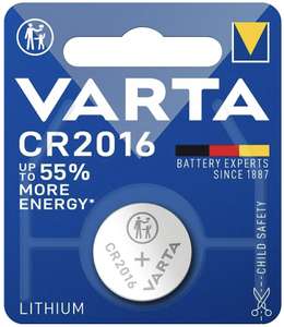 Varta CR2016 - Pack de 1 pila (Litio, 3V, 90 mAh)