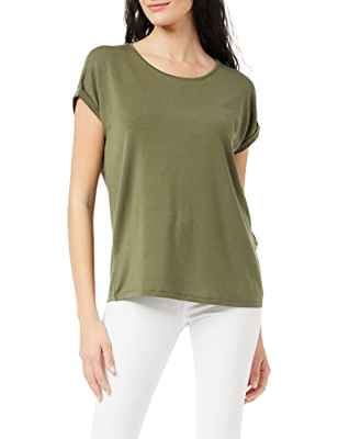 Vero Moda Vmava Plain SS Top Ga Noos Camiseta, Verde (Ivy Green), XS para Mujer