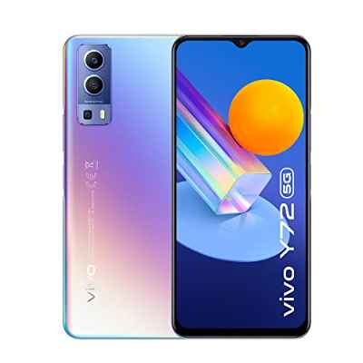 vivo Y72 con 5G Smartphone 8 GB RAM + 128 GB ROM Batería de 5000 mAh Pantalla FHD+ Incell de 6,58 Pulgadas Cámara Principal de 64 MP Android 11 Dream Glow