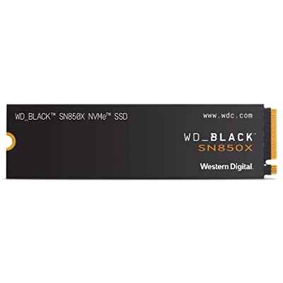 WD_Black SN850X 1TB M.2 2280 PCIe Gen4 NVMe SSD Almacenamiento para Juegos hasta 7300 MB/s