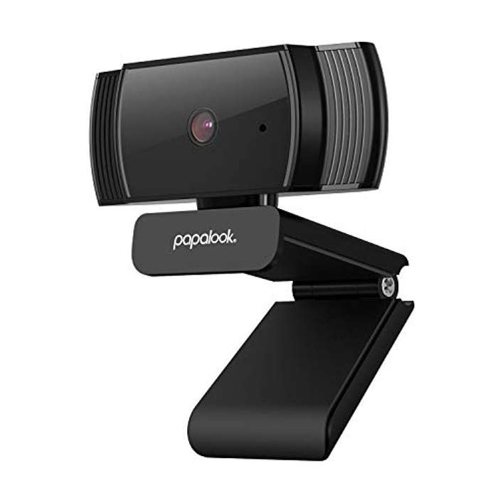 Webcam 1080P con Enfoque Automático y Micrófono de Reducción de ruido