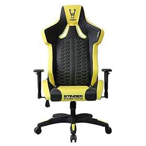 Woxter Stinger Station Master Cool - Silla Gaming Oficina (amarillo)