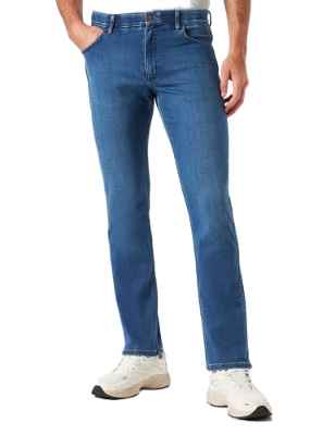 Wrangler Greensboro Jeans, Multicolor (The Future), 36W x 36L para Hombre