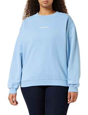 Wrangler Sudadera Retro, Della Robia BLU, L para Mujer