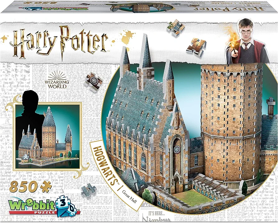 Wrebbit 3D Harry Potter Hogwarts Hall Puzzle