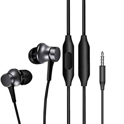 Xiaomi Auriculares con Cable, Auriculares In Ear con Micrófono Sonido Estéreo Auriculares Compatible con teléfono móvil, computadora y Todos los Dispositivos de Auriculares de 3.5mm