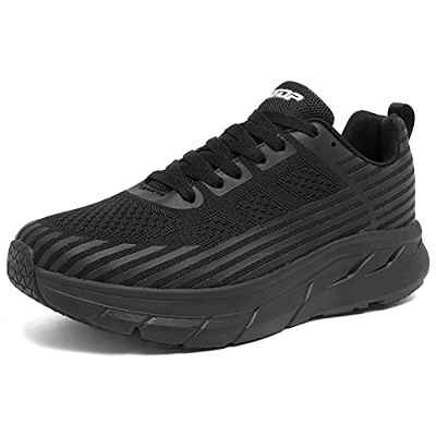 Zapatillas Running Hombre Mujer Bambas Deportes Hombre Zapatillas Gimnasio Correr Ligero Tenis Calzado Transpirables Casual Negro 37 EU