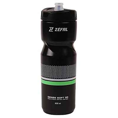 ZEFAL Negro/Blanco/Verde, Bidón Sense Soft 650ml Unisex, 650 Ml Paquete De 50