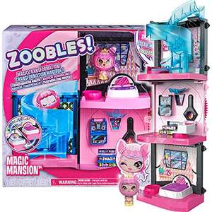 Zoobles Magic Mansion Transforming Playset with Exclusive Z-Girl Collectible Figure, Kids Toys for Girls Aged 5 and Above